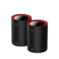 Cudy M3000 2-Pack Dual-band (2.4 GHz / 5 GHz) Wi-Fi 6 (802.11ax) Black