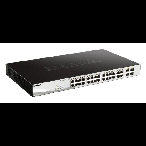 D-Link DGS-1210-24P Vadīts L2 Gigabit Ethernet (10/100/1000) Power over Etherne…
