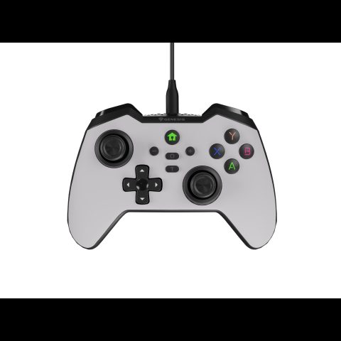 Genesis Mangan 300 White Balts USB Spēļu paliktnis Analogā / digitālā Android