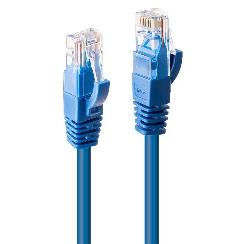 Lindy 48019 tīkla kabelis Zils 3 m Cat6 U/UTP (UTP)