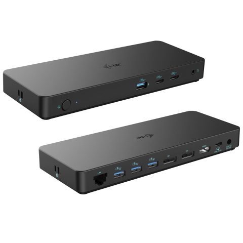 I-tec C31TRIPLEDOCKPDPRO2 dokstacija Vadu USB 3.2 Gen 1 (3.1 Gen 1) Type-C Mel…