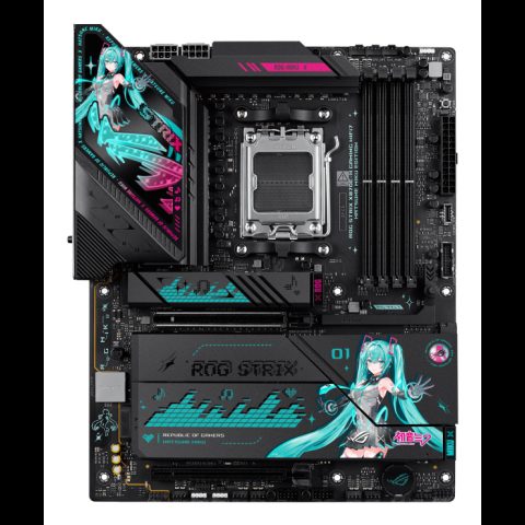 Asus ROG STRIX X870E-H GAMING WIFI7 HATSUNE MIKU EDITION AMD X870E Socket AM5…