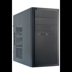 Chieftec HT-01B-OP системный блок Mini Tower Черный