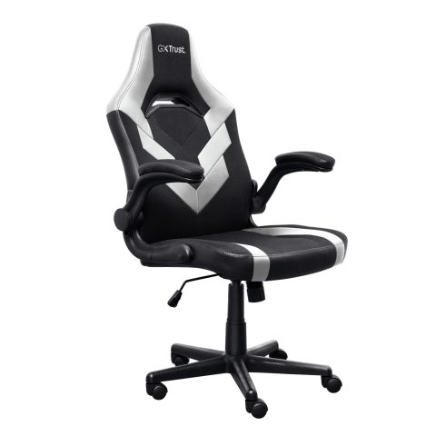 Trust GXT 703W RIYE Universāls spēļu krēsls Melns