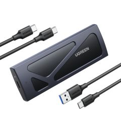 Ugreen 15512 cieto disku uzglabāšanas sistēma SSD diska korpuss Melns