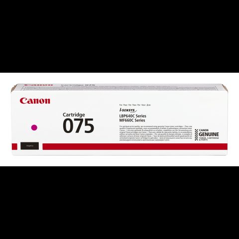 Canon 075 tonera kārtridžs 1 pcs Oriģināls Fuksīns