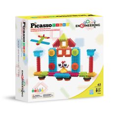 Picasso Tiles PicassoTiles Bristlelock building block set 41pcs