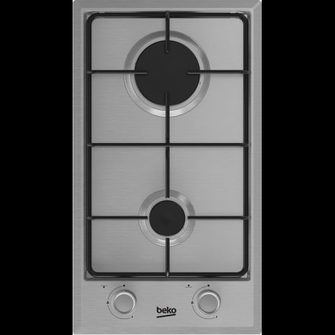Beko HDCG 32220 FX Nerūsējošs tērauds Iebūvēts 29 cm Gāzes 2 zone(s)