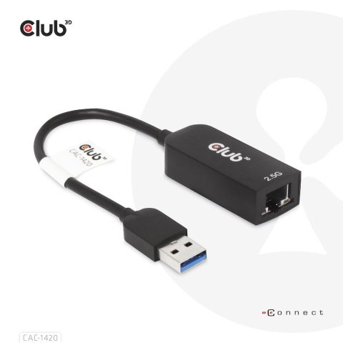 Club 3D CLUB3D CAC-1420 tīkla karte Ethernet 2500 Mbit/s