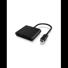 Icy Box IB-CR301-C3 кардридер USB 3.2 Gen 1 (3.1 Gen 1) Type-C Черный
