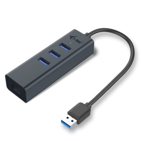 I-tec Metal U3METALG3HUB interfeisa centrmezgls USB 3.2 Gen 1 (3.1 Gen 1) Type…