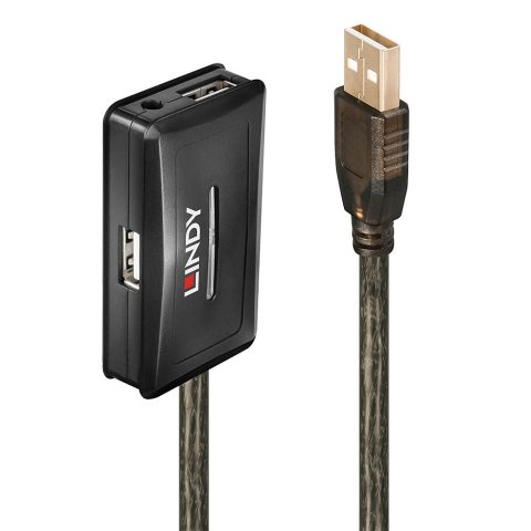 Lindy 42635 interfeisa centrmezgls USB 2.0 480 Mbit/s Pelēks