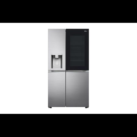 LG InstaView GSXV91PZAE side by side ledusskapis Brīvi novietots 635 L Meln…
