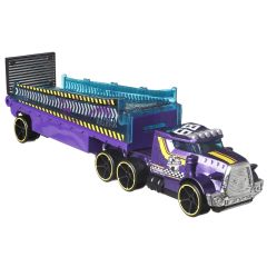 Mattel Hot Wheels Super Rigs - Transporter Vehicle & Diecast Cars