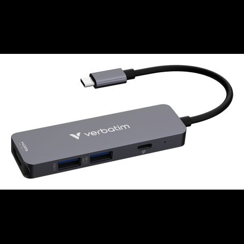 Verbatim 32155 interfeisa centrmezgls USB 3.2 Gen 1 (3.1 Gen 1) Type-C 5000 Mbit/…