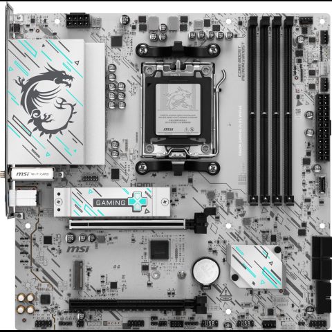 MSI B840M GAMING PLUS WIFI6E mātes plate AMD B840 AM5 pieslēgvieta mikro ATX