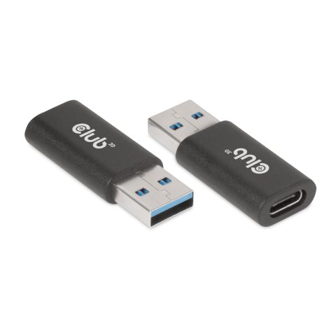 Club 3D CLUB3D CAC-1525 kabeļu spraudņu pāreja USB A USB TYPE C Melns