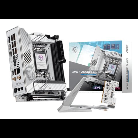 MSI MPG Z890I EDGE TI WIFI mātes plate Intel Z890 LGA 1851 (Socket V1) mini…