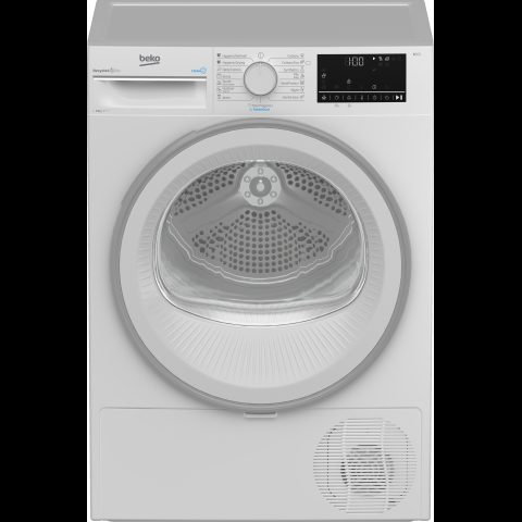 Beko B3T42242 veļas žāvētājs Brīvi novietots Ielādēšana no priekšas 8 kg Balt…
