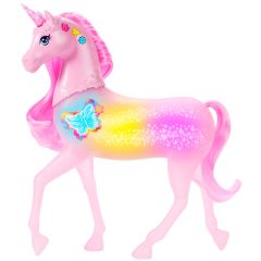 Barbie Sparkle Lights Toy Unicorn with 20 Interactive Combos of Lights