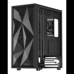 Natec GENESIS Diaxid 605F Midi Tower Черный