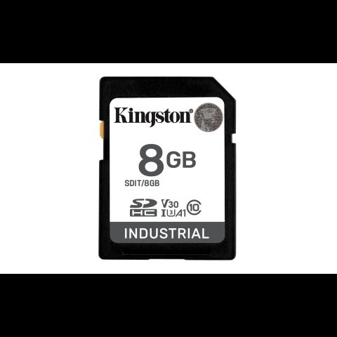 Kingston Technology Industrial 8 GB SDXC UHS-I Klases 10