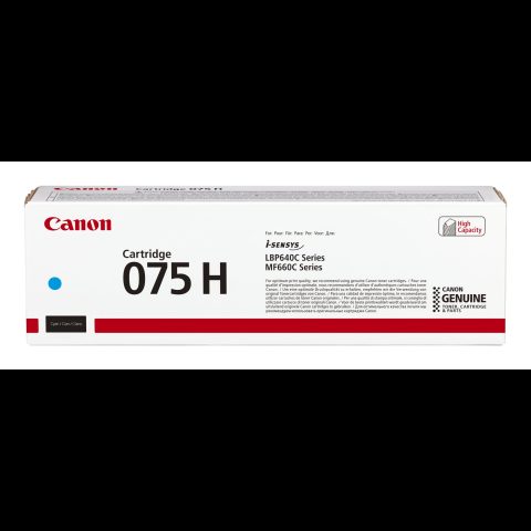 Canon 075 H tonera kārtridžs 1 pcs Oriģināls Tirkīzzils