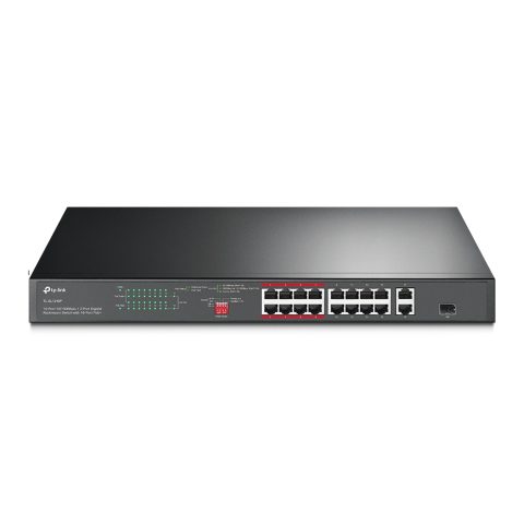 TP-Link TL-SL1218P tīkla pārslēgs Nepārvaldīts Gigabit Ethernet (10/100/1000) Po…