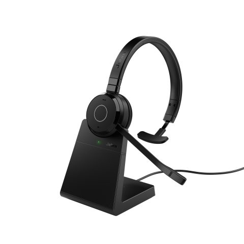 Jabra Evolve 65 TE Austiņas Vadu & Bezvadu Birojs / zvanu centrs USB Type-A Bl…