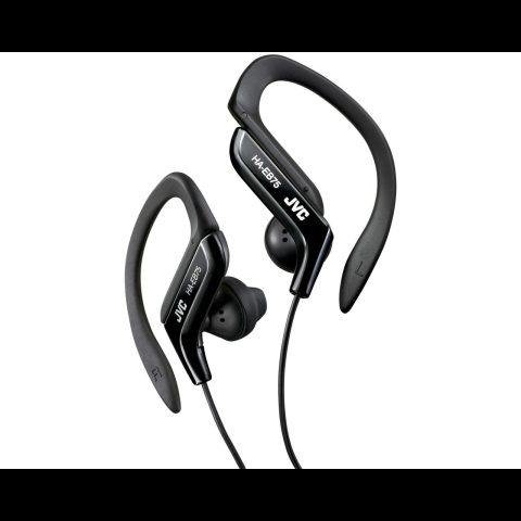 JVC HA-EB75-B-E Austiņas Vadu Ausu āķi Sporta Melns
