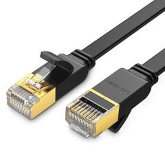 Ugreen NW106 tīkla kabelis Melns 10 m Cat7 F/STP (F-STP) Plakans