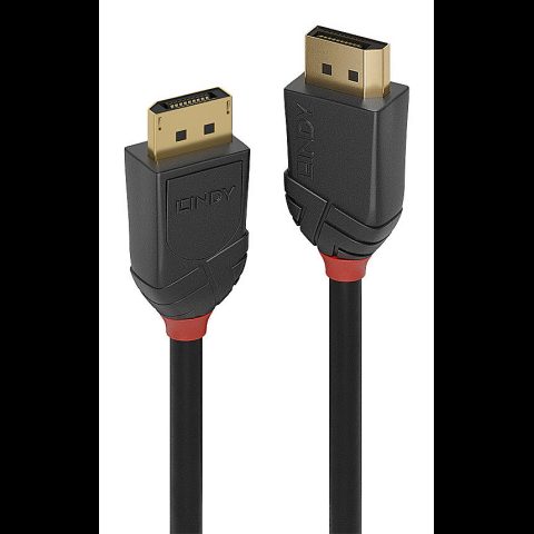 Lindy 36521 DisplayPort kabelis 2 m Melns