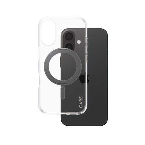 Panzer Glass PanzerGlass CARE™ by ® Case Transparent w. Black Kickstand & MagSafe iPh…