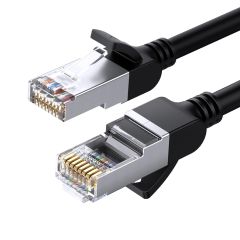 Ugreen 50192 tīkla kabelis Melns 2 m Cat6 U/UTP (UTP) Apaļš