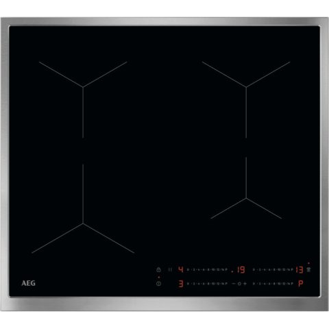 AEG TO64IA0FXB Melns Iebūvēts 60 cm Zonas indukcijas plīts 4 zone(s)
