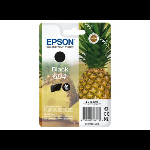Epson 604 струйный картридж 1 шт Подлинный Стандартная Черный