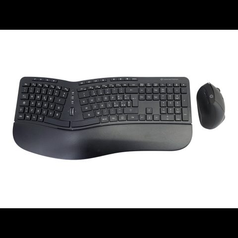 Conceptronic ORAZIO02IT tastatūra Pele iekļauta Birojs RF Bezvadu QWERTY Itāļu Melns