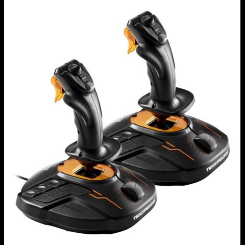Thrustmaster T.16000M FCS SPACE SIM DUO Melns