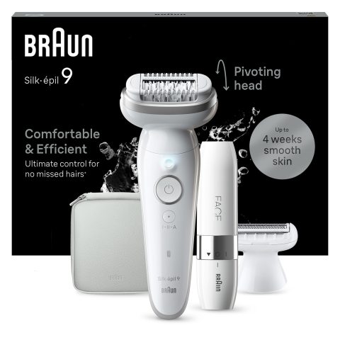Braun Silk-épil 9 9-341 epilators 40 pincetes Balts
