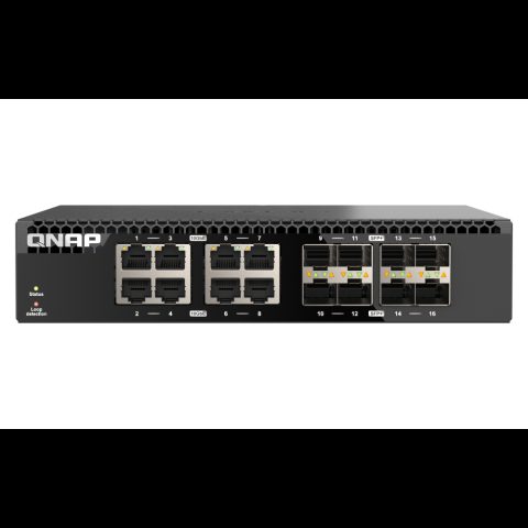 QNAP QSW-3216R-8S8T tīkla pārslēgs Nepārvaldīts L2 10G Ethernet (100/1000/100…