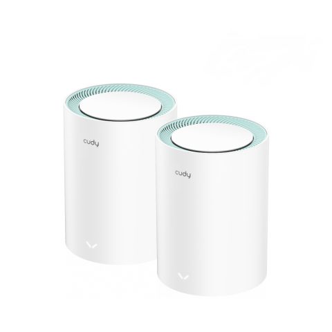 Cudy M1300 2-PACK tīkla veida Wi-Fi sistēma Divkāršā frekvenču josla (2.4 GHz…