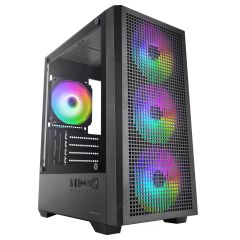 Tacens Mars Gaming MCQUANTUM computer case Midi Tower Black