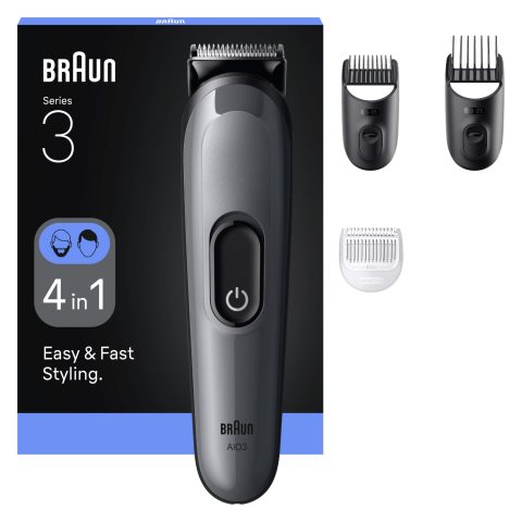 Braun 80789918 bārdas/matu trimmeris Tumši pelēks 21 Niķeļa-kadmija (NiCd)