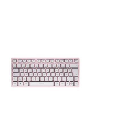 Cherry KW 7100 MINI BT tastatūra Universāls Bluetooth sistēma QWERTZ Vācu Rozā