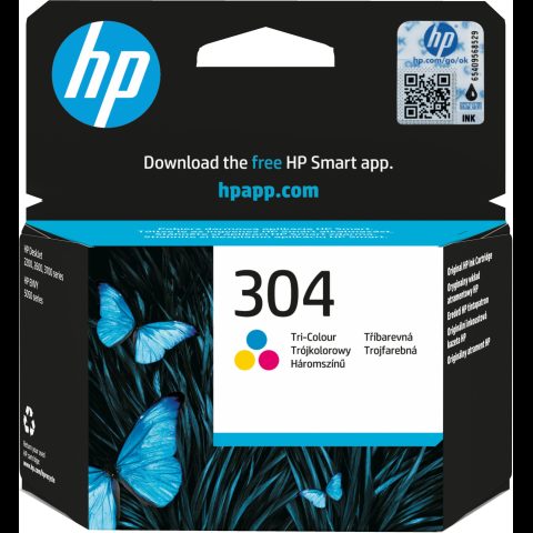 Hewlett Packard (HP) HP 304 Tri-color Original Ink Cartridge