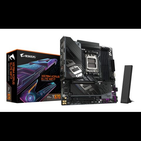 Gigabyte X870M AORUS ELITE WIFI7 AMD X870 AM5 pieslēgvieta mikro ATX