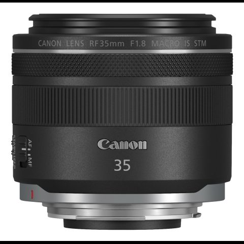 Canon RF 35 mm f1.8 IS Macro STM MILC Makro objektīvs Melns