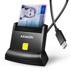 Axagon CRE-SM4NC считыватель сим-карт Для помещений USB USB 2.0 Черный