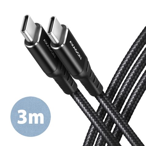 Axagon BUCM-CM30AB USB kabelis USB 2.0 3 m USB C 0
