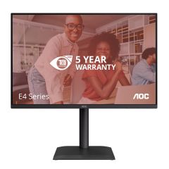 AOC E4 X24E4U monitori 61 cm (24") 1920 x 1200 pikseļi Full HD LED Melns